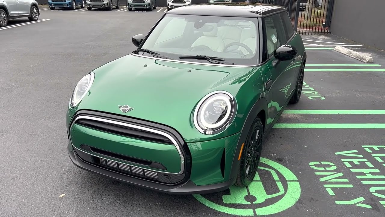Vicki’s New 2023 MINI Cooper 2 DR Hardtop in British Racing Green!