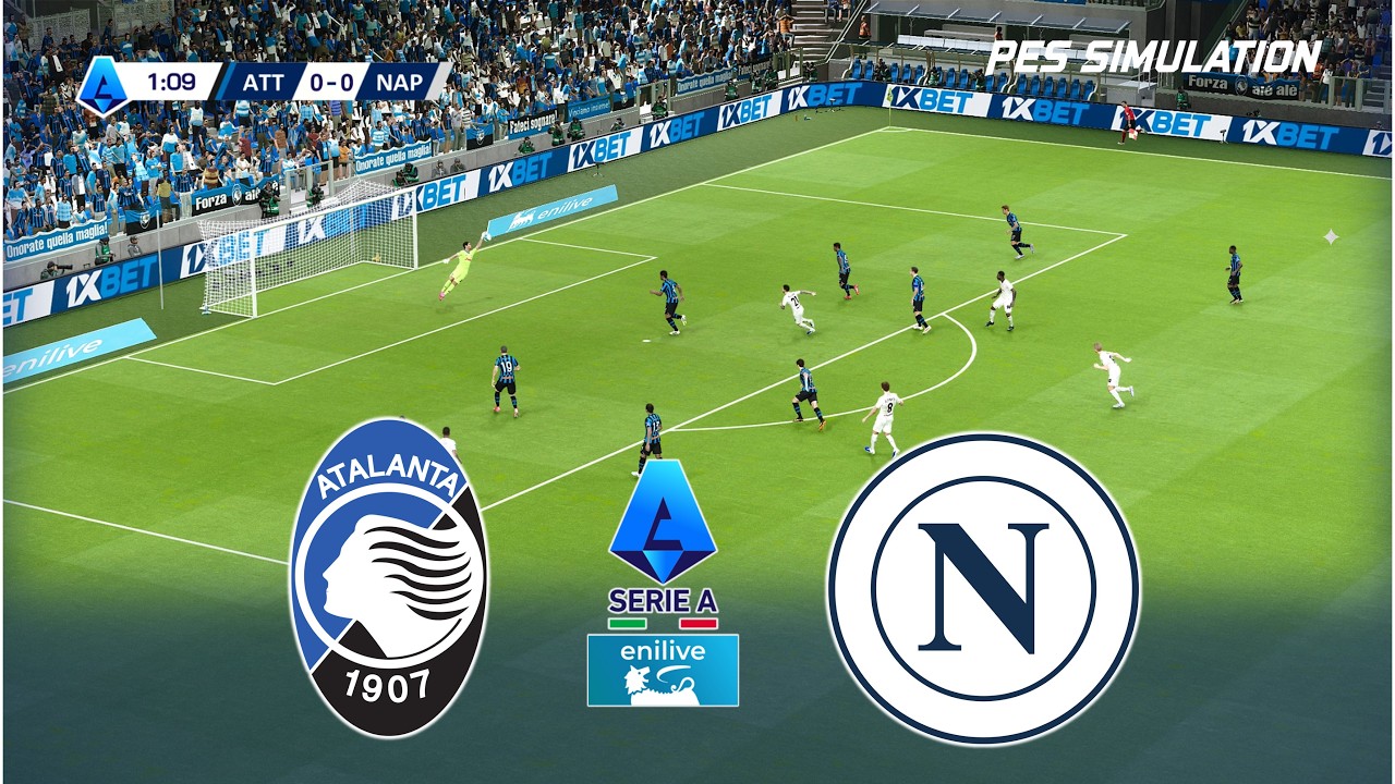Atalanta v SSC Napoli | Lega Serie A 2025/26 |  Video Simulation Gameplay