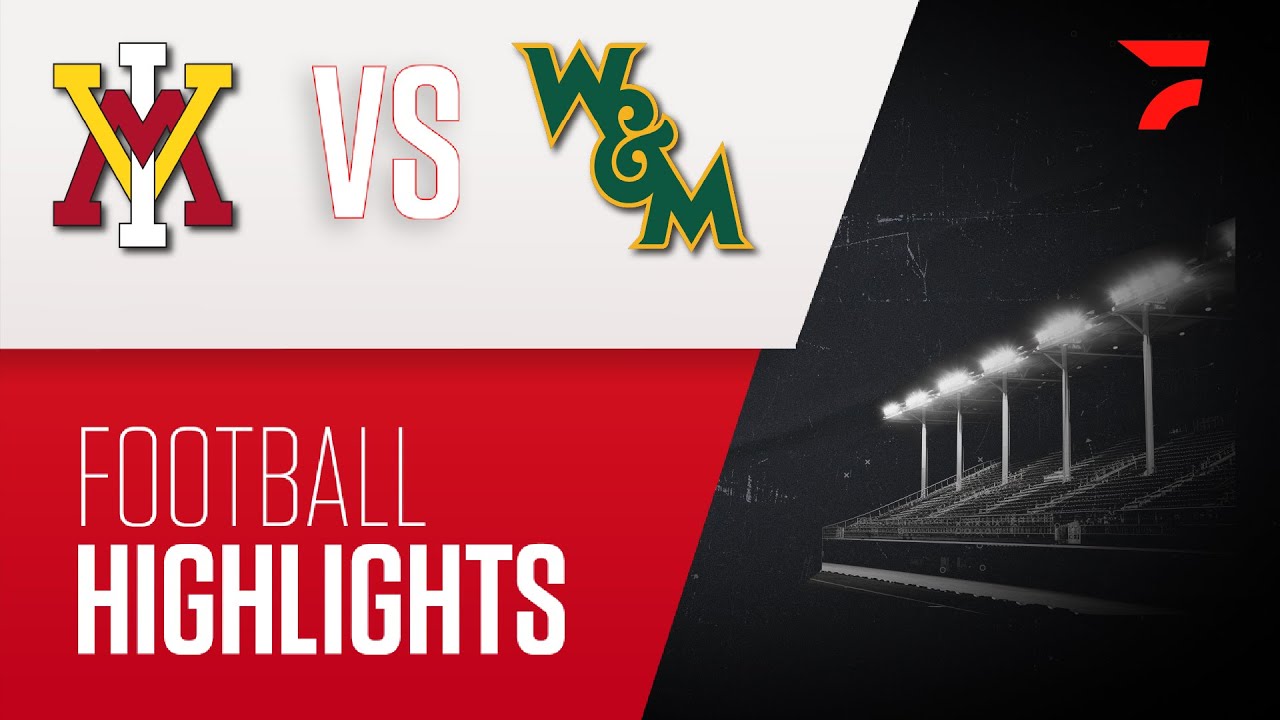 Highlights:  VMI vs William & Mary | 2024 CAA Football