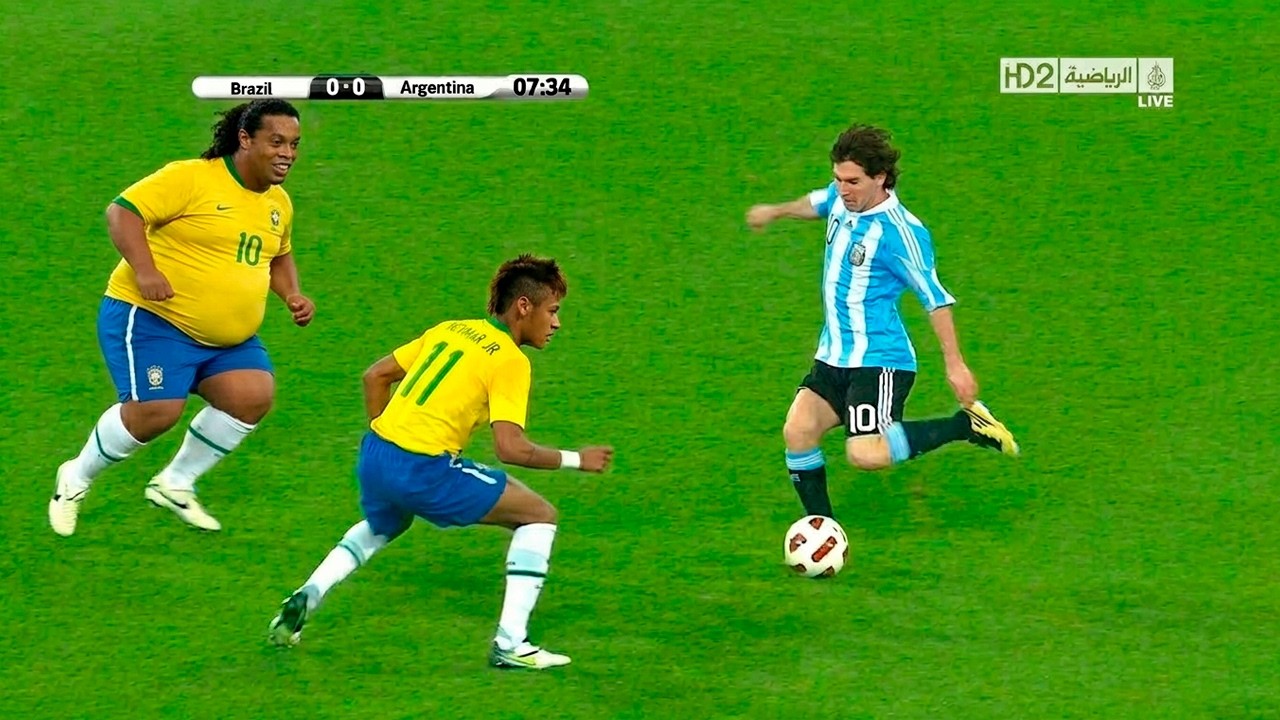 Ronaldinho & Neymar Jr will never forget this humiliating performance by Lionel Messi