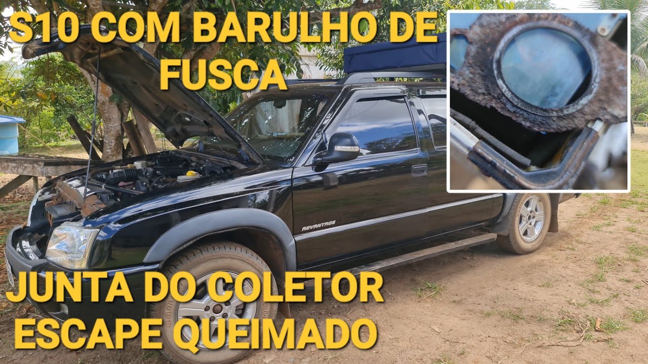 S10 com barulho no coletor de escape, tipo barulho de motor de Fusca. Problema resolvido