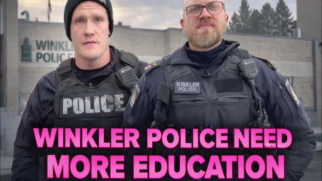 У полицейских раздутое эго #cops #copwatch #winnipegcopwatch