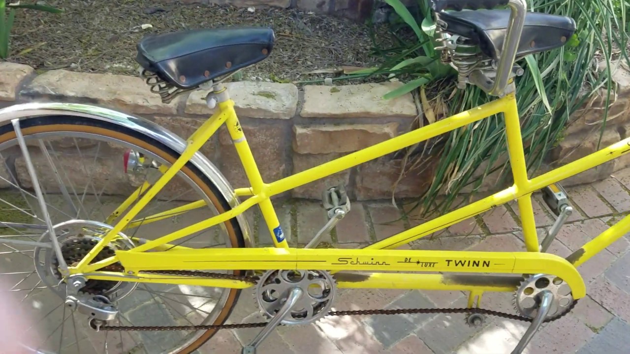 Patina Bicycle Rescue 1972 Schwinn Twinn Deluxe Before Recondition