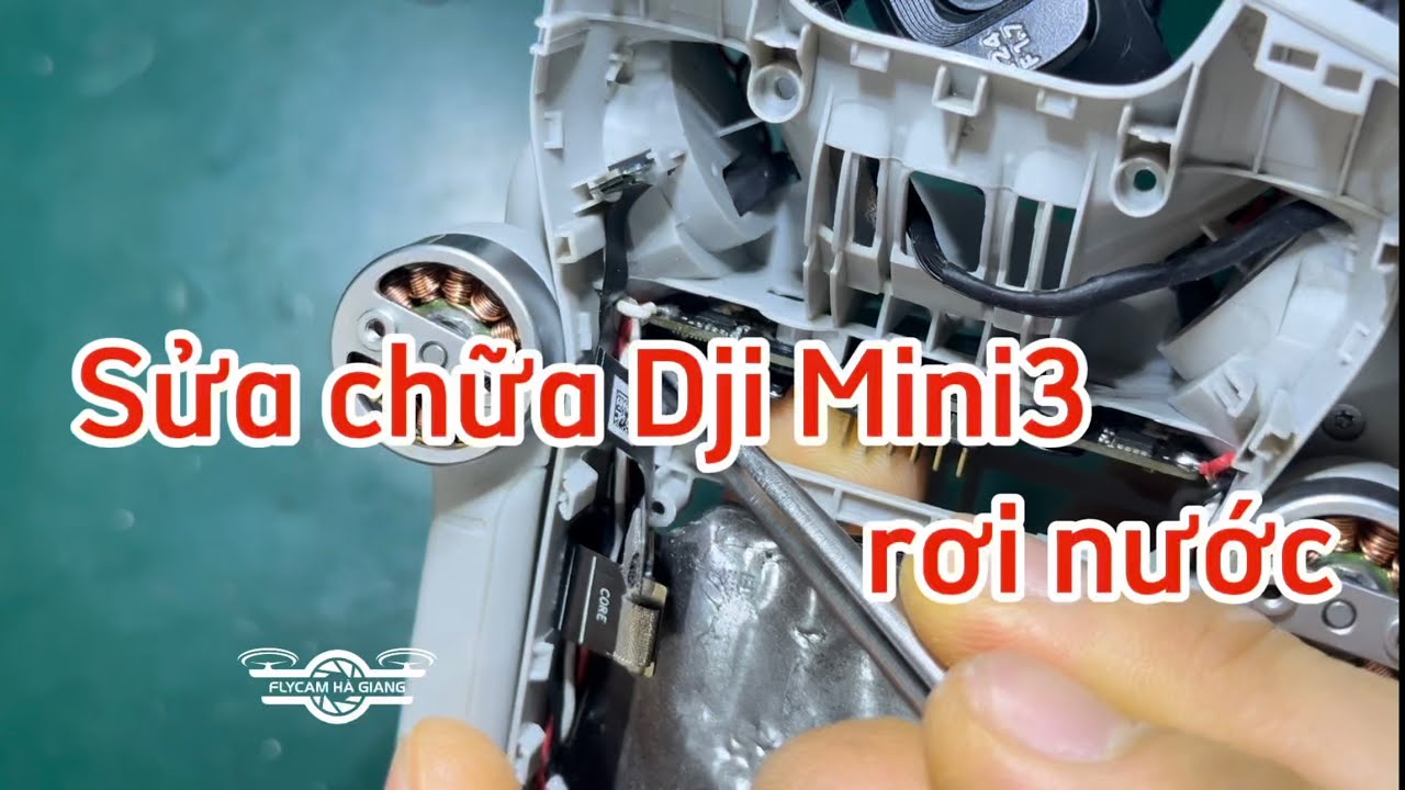 Sửa chữa fix lỗi Dji Mini3 rơi nước