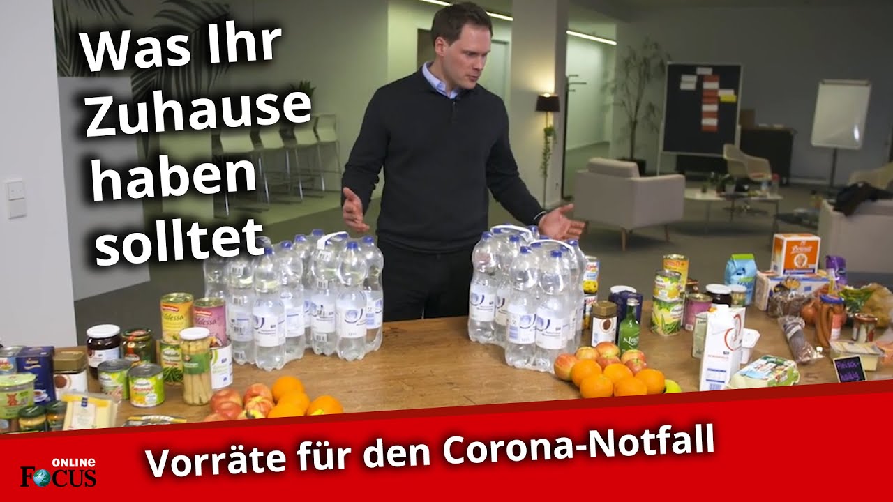 Hamsterk&auml;ufe wegen Corona: Experte zeigt, was ihr f&uuml;r den Ernstfall Zuhause haben solltet