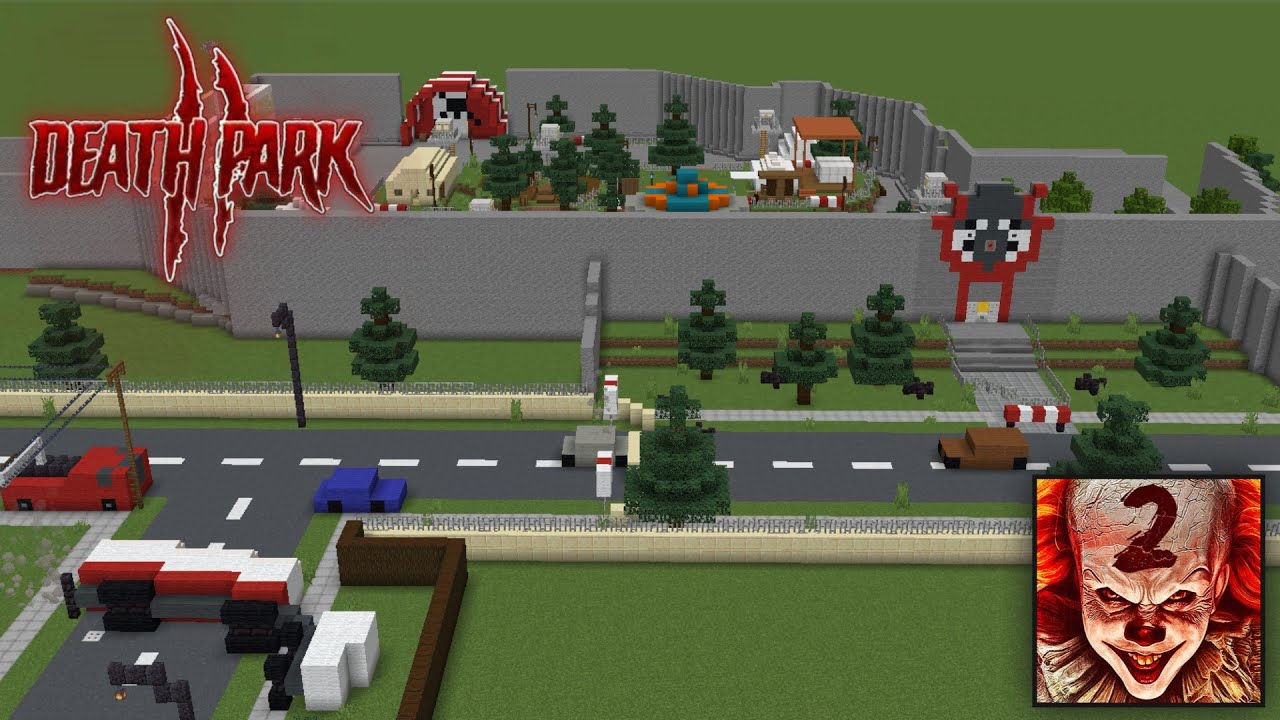 Death Park 2: Игра страшного клоуна в Майнкрафт