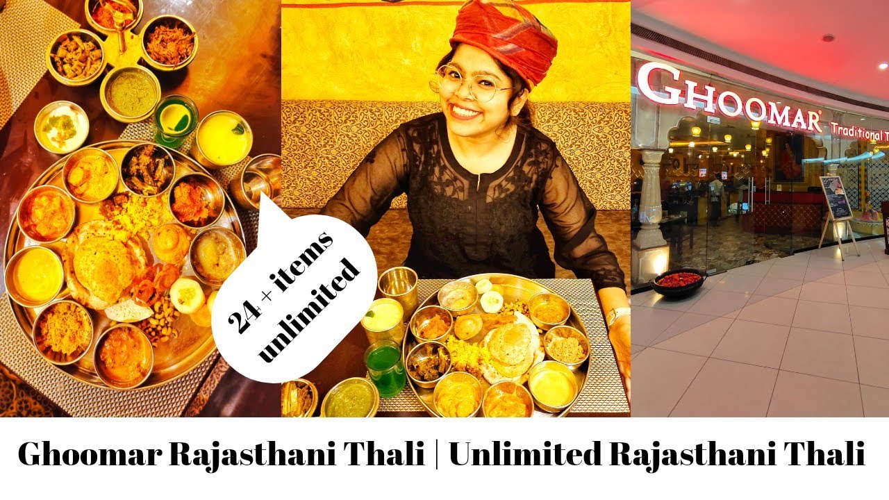Ghoomar Rajasthani Thali | Best Unlimited Rajasthani Thali In Bhopal | Unlimited Veg Thali