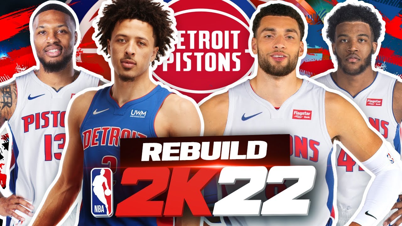 I *REBUILD* The Worst Team In The League..... in NBA2K22! 🏀 (Detroit Pistons)