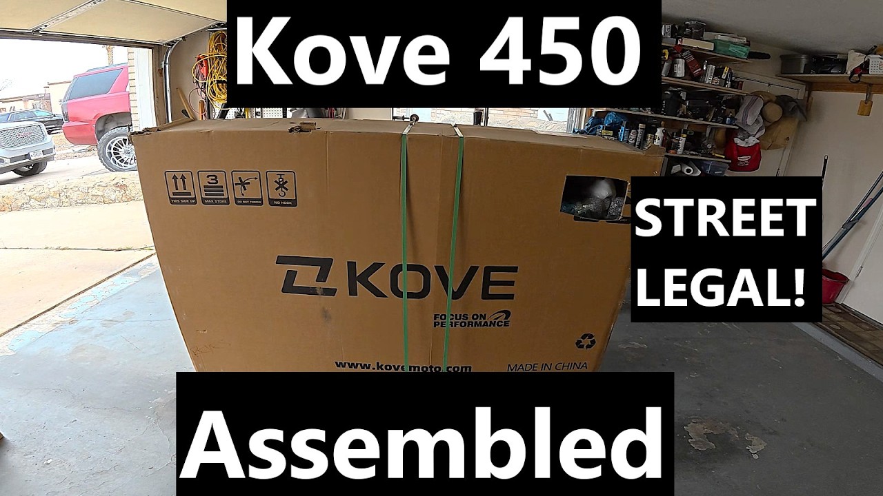 Kove 450 Rally Street Legal - Unboxing & Solo Assembly