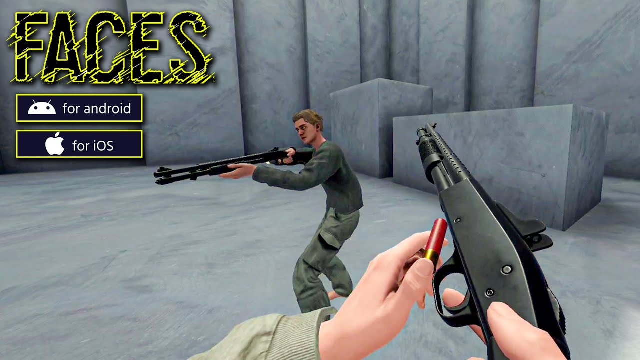 FACES | FPS 1 vs 1 - Shooing Android Gameplay!