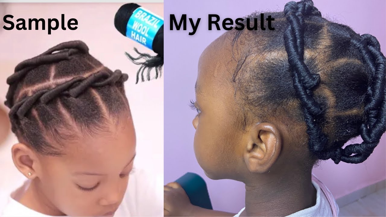 I recreated @catherine__oz hairstyle on How to; African threading hairstyle with Brazilian wool