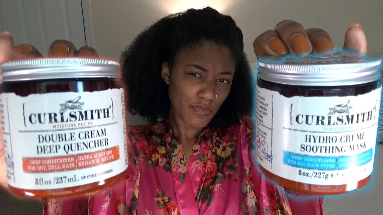 Comparing These Curlsmith Deep Conditioners | Double Cream vs Hydro Creme