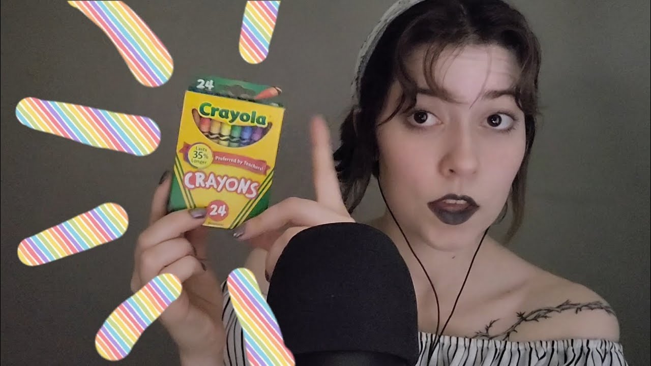 ASMR Grey Girl Colors You In!