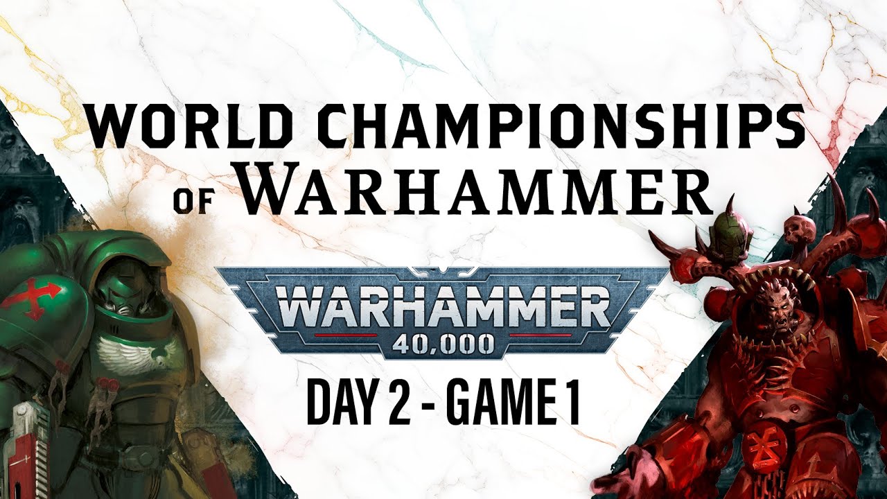 Warhammer 40,000 - Round 3 - World Championships of Warhammer 2025: Dark Angels vs World Eaters