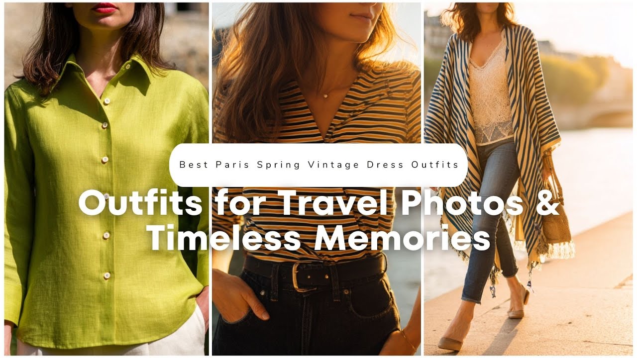 👗 Best Paris Spring Vintage Dress Outfits for Travel Photos & Timeless Memories! 🌸