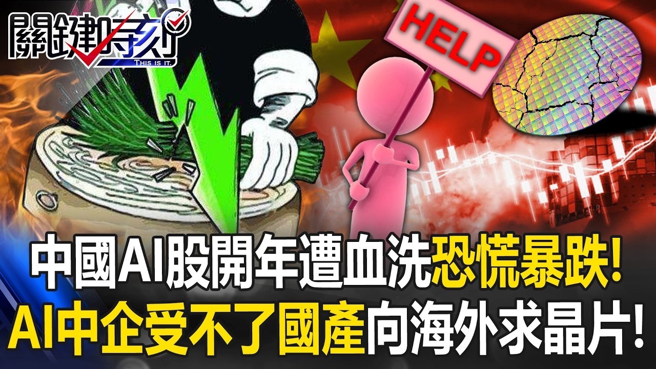 中國AI股開年遭血洗！ AI中企受不了國產晶片「向海外求救」引恐慌暴跌！？【關鍵時刻】20260225 4 張炤和 黃世聰 林廷輝 吳嘉隆 張禹宣