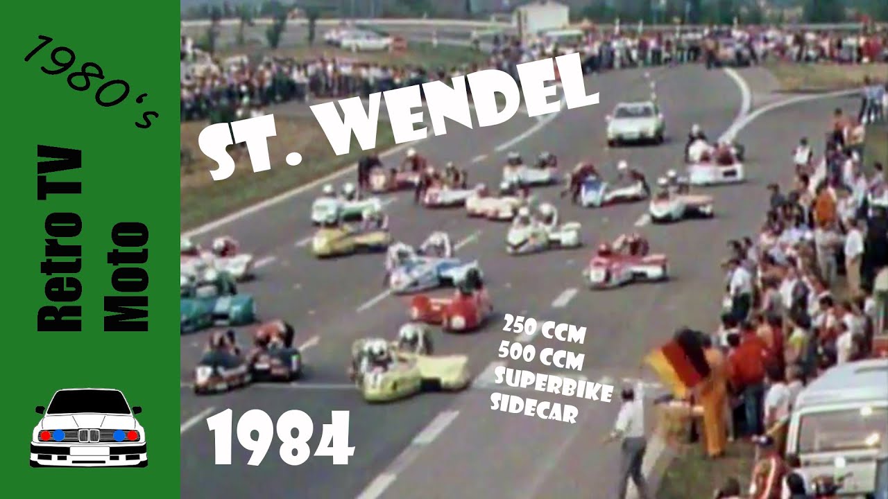 Moto Road Racing St Wendel 1984 | Retro TV | IDM | Fall Manfred Herweh | Kamikaze Gustl, van Dulmen