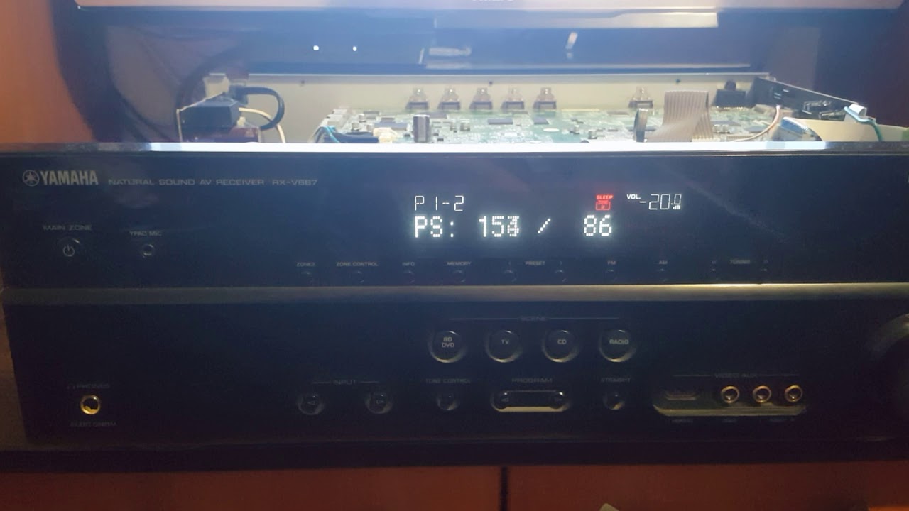 YAMAHA RX-V667 Ремонт ч1