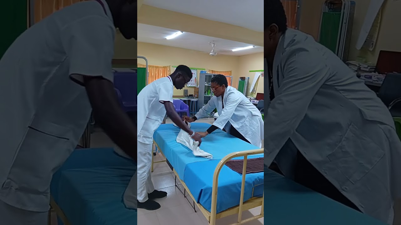 Post operative bed making procedure