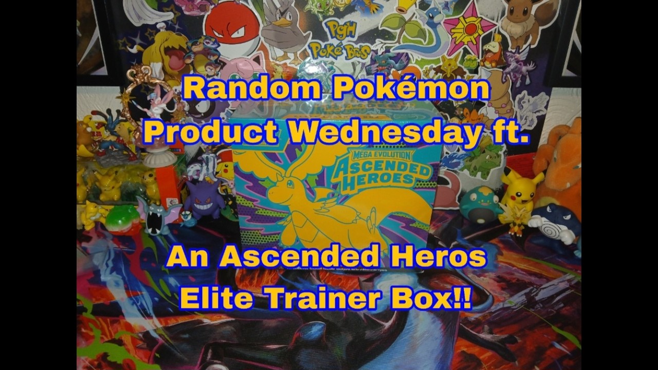 Random Pokémon Product Wednesday ft an Ascended Heros Elite Trainer Box! Is it worth the $127 gamble