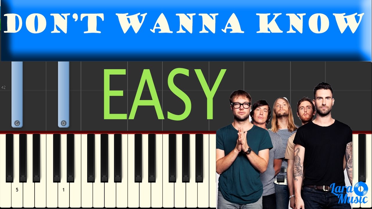 How to Play Don't Wanna Know - Maroon 5 | Piano Tutorial (MIDI+SHEET MUSIC)