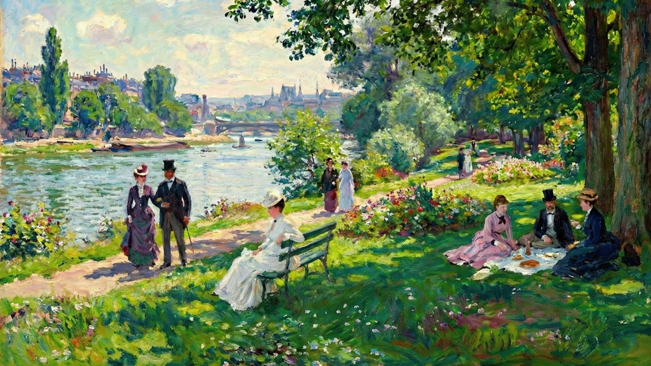 Sunday by the Seine | Joyful Parisian Swing & Picnic Jazz