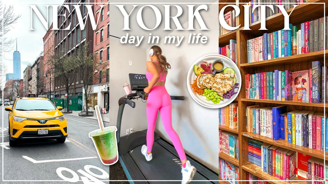 New York City Day In My Life🗽 | Broadway, Working Out, Lunch w/ Friends, Photoshoot | Lauren Norris