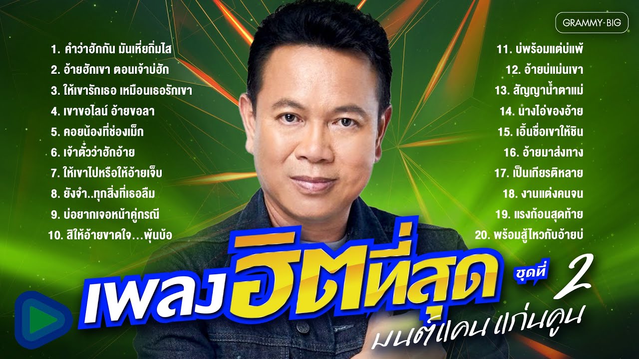 รวมเพลงฮิตที่สุด มนต์แคน แก่นคูน ชุดที่ 2 l คอยน้องที่ช่องเม็ก, เจ้าตั๋วว่าฮักอ้าย [Longplay]
