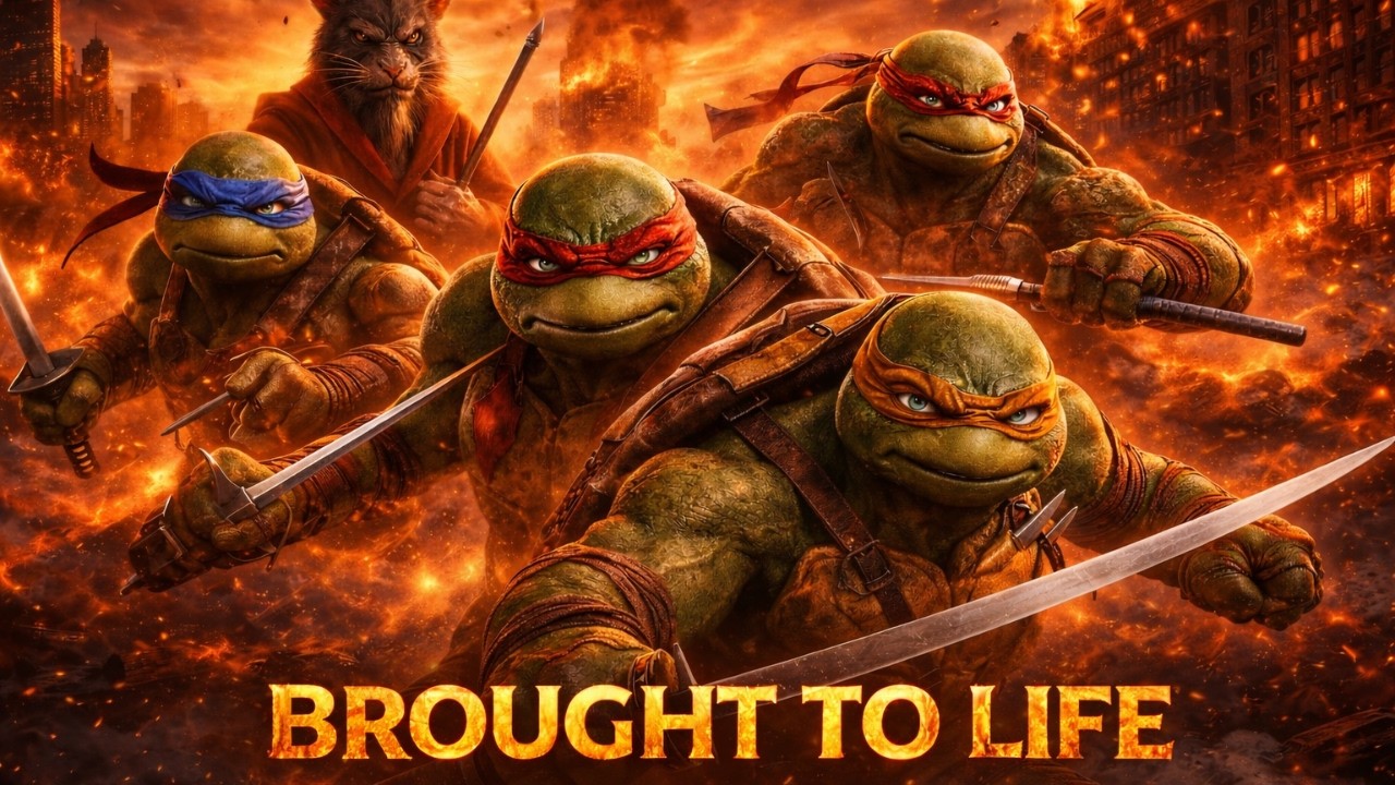 Teenage Mutant Ninja Turtles — Brought to Life by AI