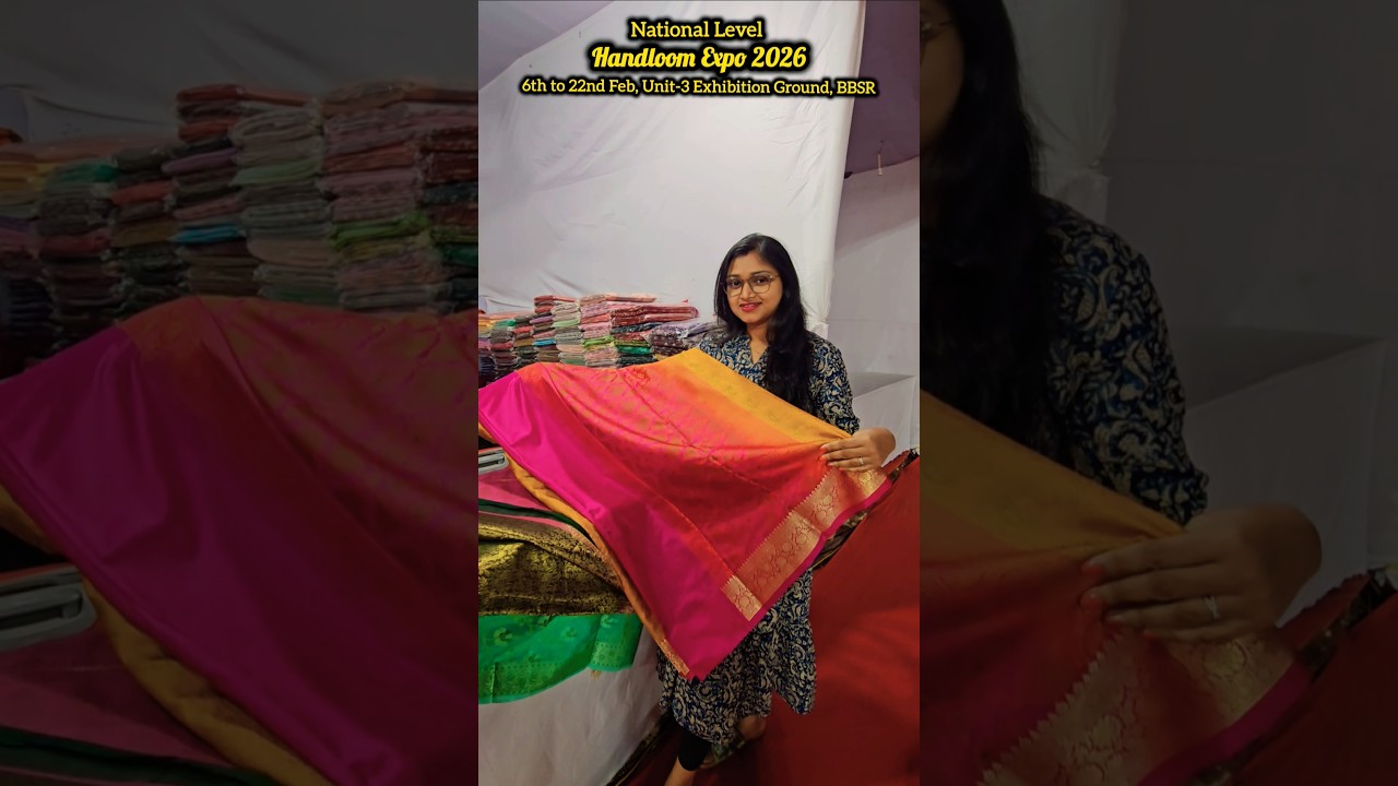 National Level Handloom Expo 2026 in Bhubaneswar #share #like #subscribe #viralvideo #shots