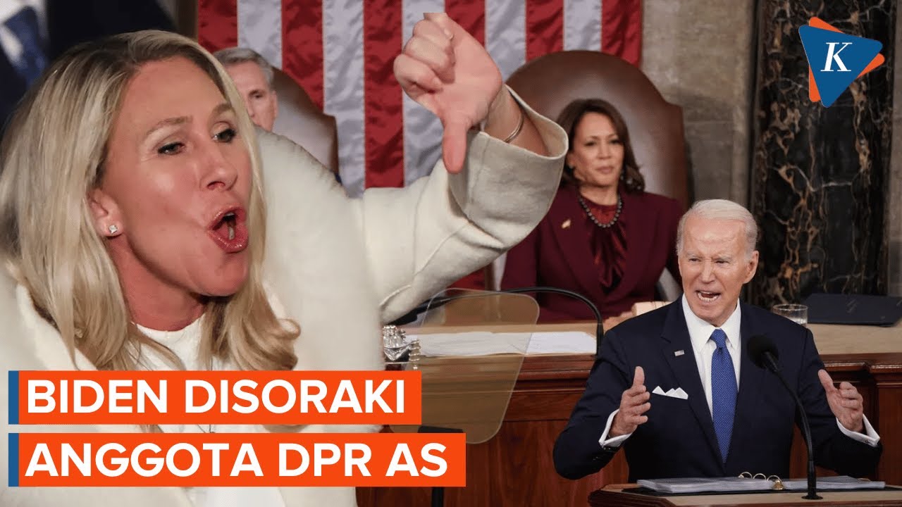 Saat Joe Biden Banjir Teriakan 'Pembohong' di Pidato Tahunannya