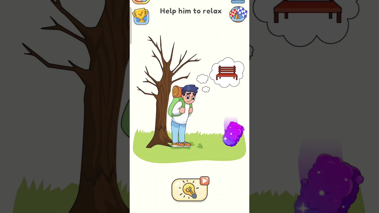 DOP 5 Level 70 &ndash; Help Him Relax 😌🧠 | Tricky Puzzle Solution