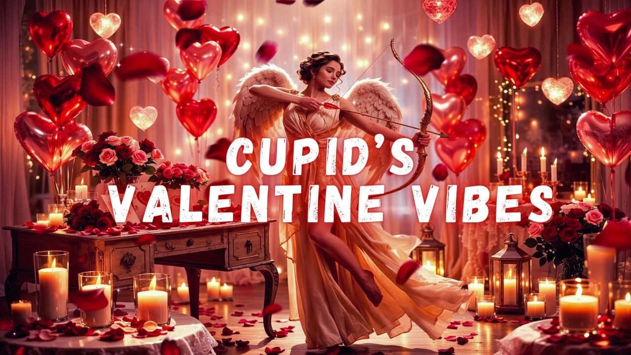 10 Hours of Cupid’s Valentine Music 💘 | Romantic Love Ambience for Relax, Sleep & Date Night