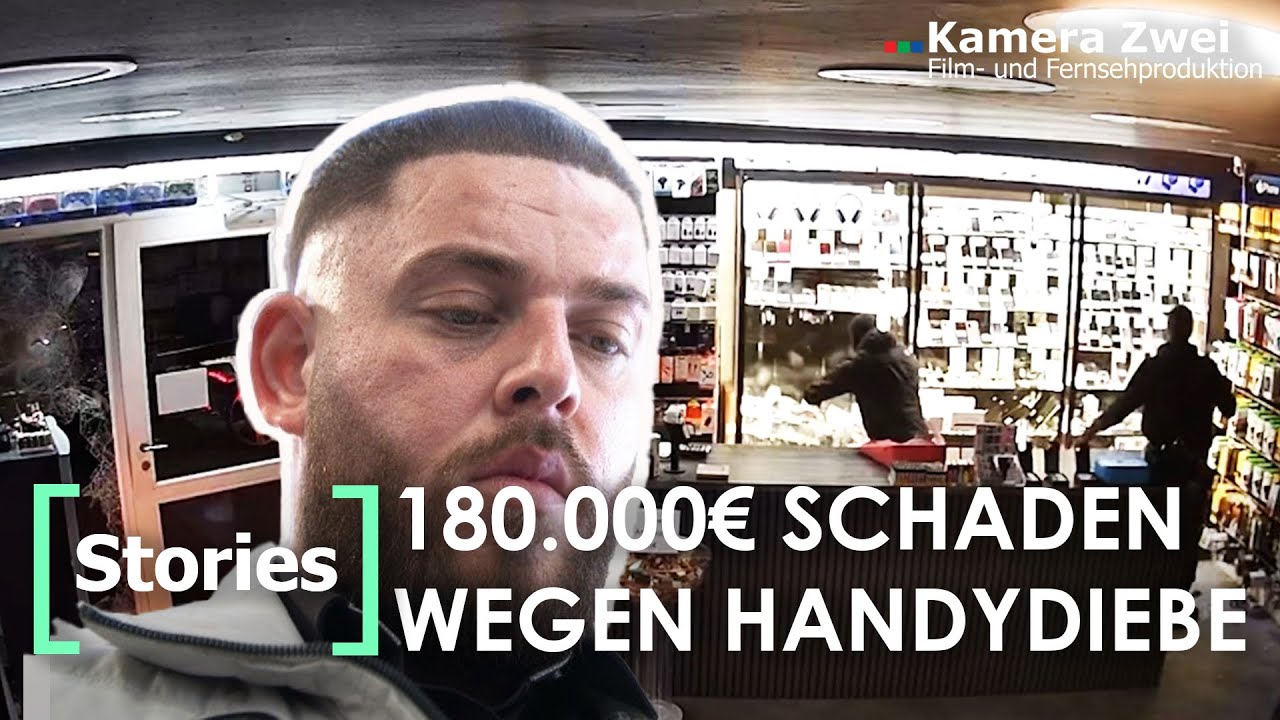 Blitzeinbruch im Handyshop | Kamera Zwei
