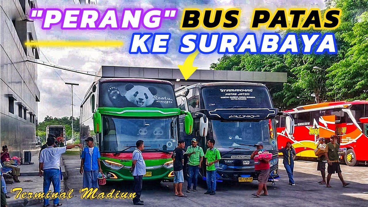 SUGENG RAHAYU NUNGGU BUS OPERAN‼️TERMINAL MADIUN