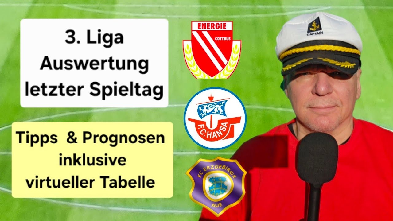 Endlich wieder Rumpelfu&szlig;ball 3. Liga: Auswertung der Ergebnisse, Prognosen neuer Spieltag & Tabelle.