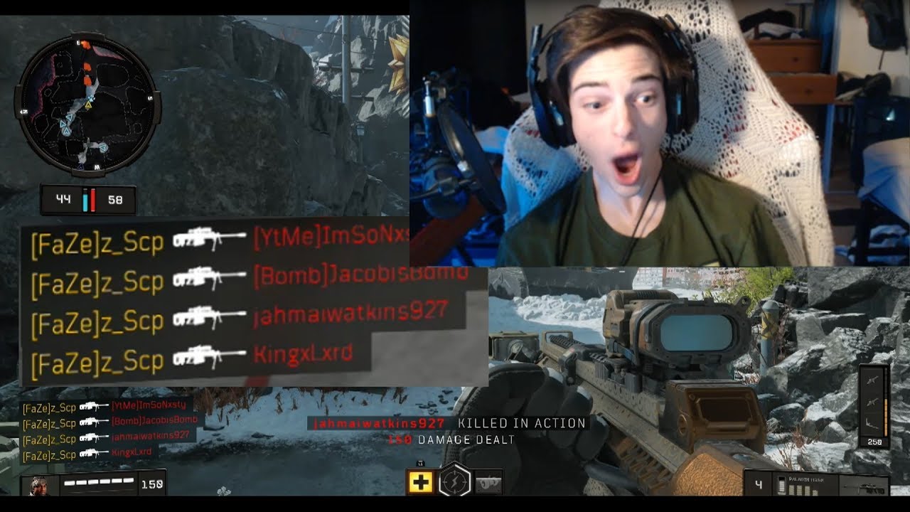 My BEST Clip on BO4 with REACTION!!