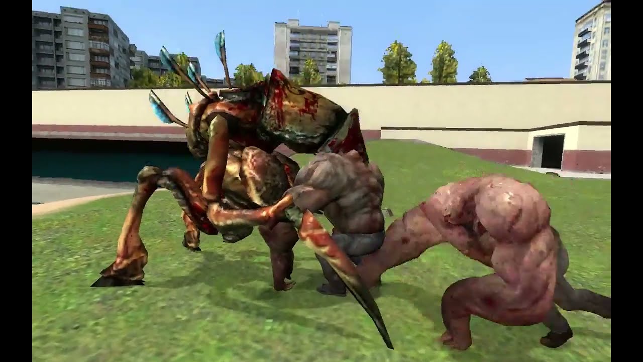 Antlion Vs L4d2 Infecteds (Gmod Battles)