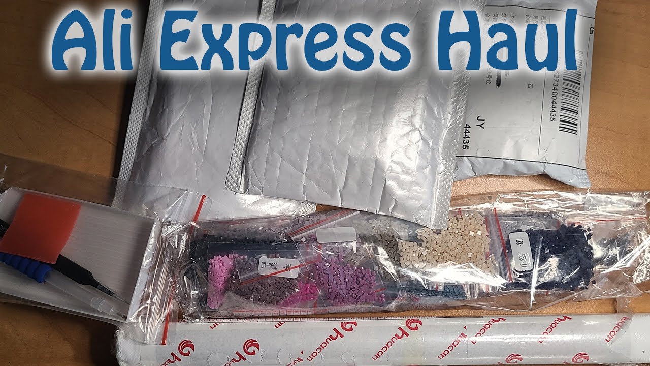 Ali Express Haul - new to diamond painting!