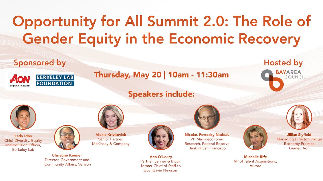Part 1 - Opportunity for All Summit 2.0: The Role of Gender Equity in the Economic Recovery
