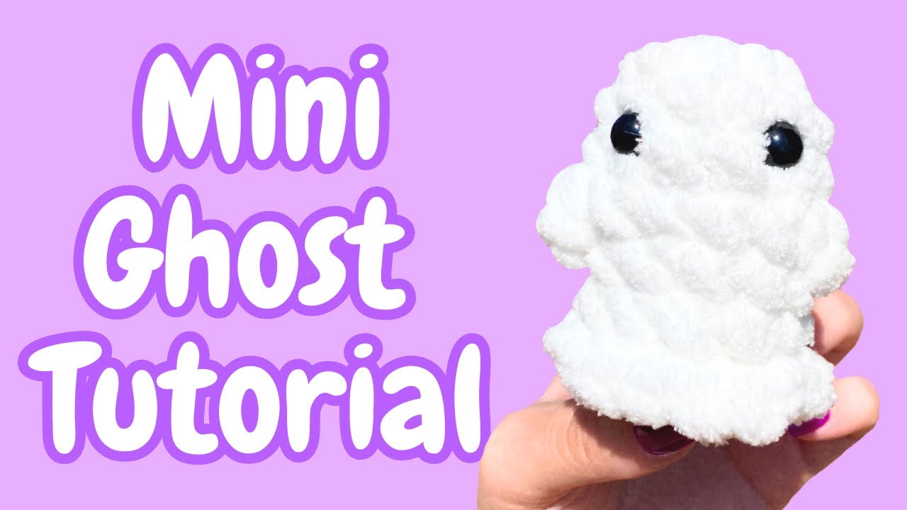 How To Crochet a Mini Ghost | No Sew | Beginner Friendly Tutorial | Fast & Quick Project