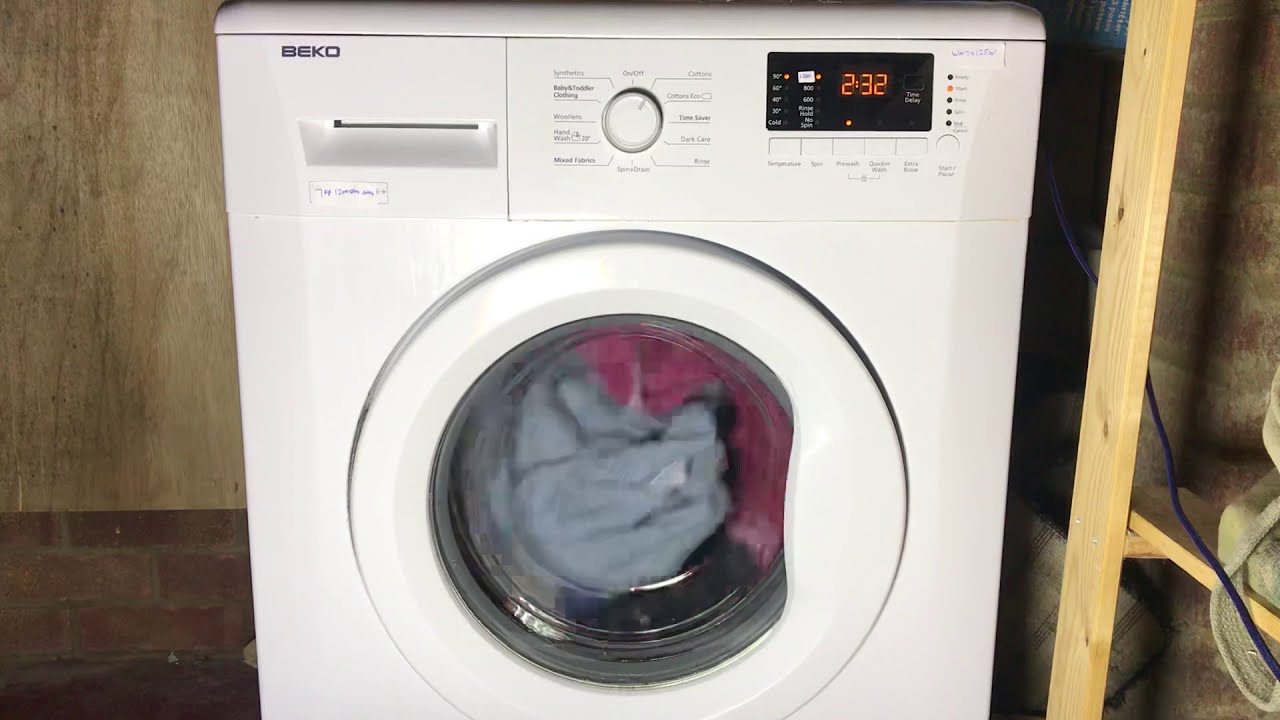 beko WM74135W - cotton 90 + prewash