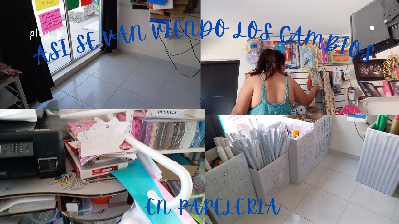 ASI SE VAN VIENDO LOS CAMBIOS EN PAPELERIA