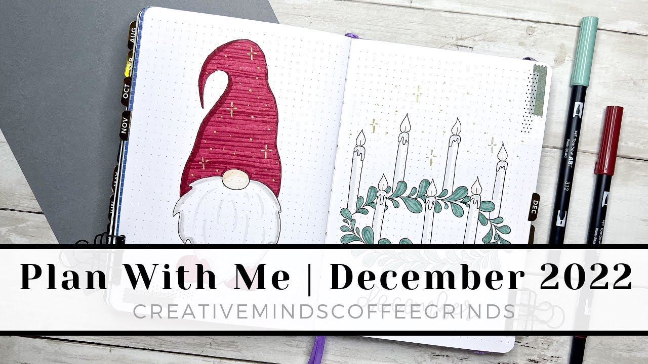 PLAN WITH ME || December 2022 Bullet Journal Setup