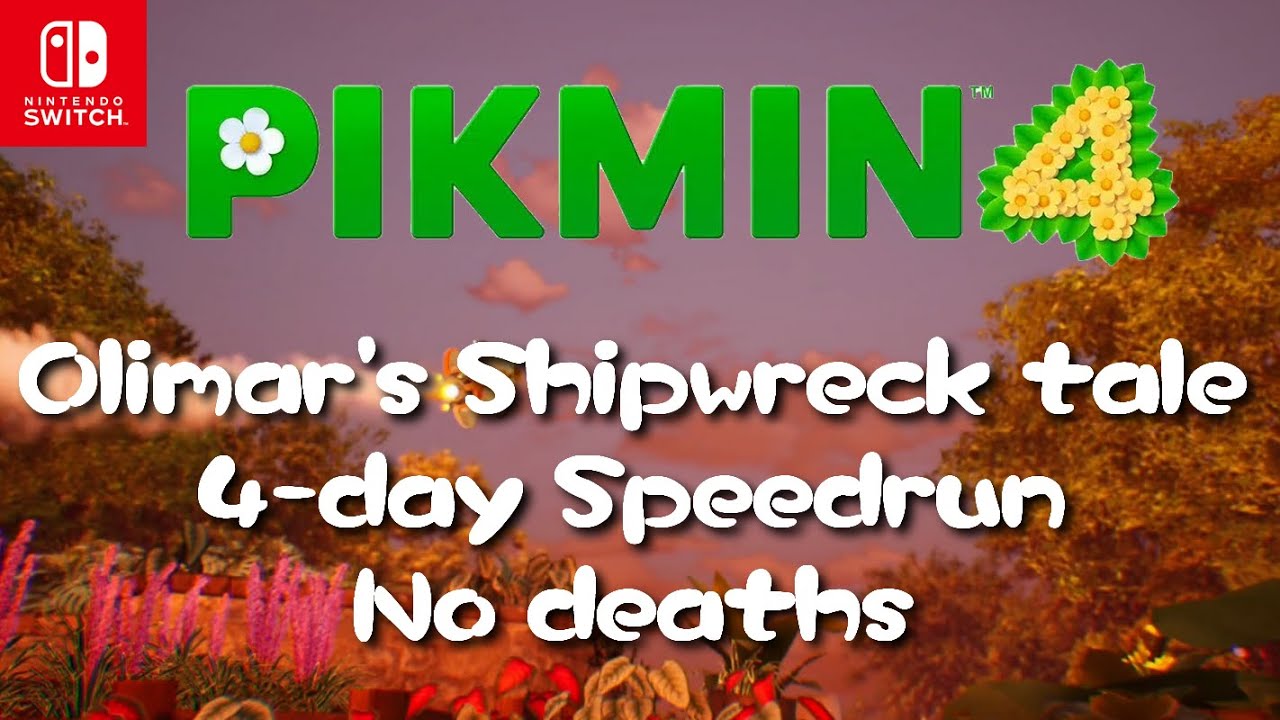 Pikmin 4 - Olimar's Shipwreck Tale Speedrun - 4 days/ No deaths
