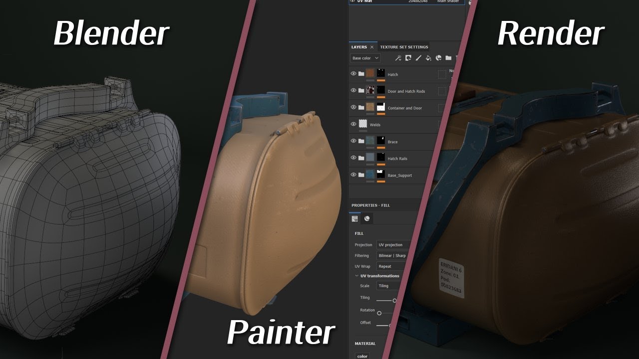 Prepare Your Blender Model for Texturing in Substance Painter
