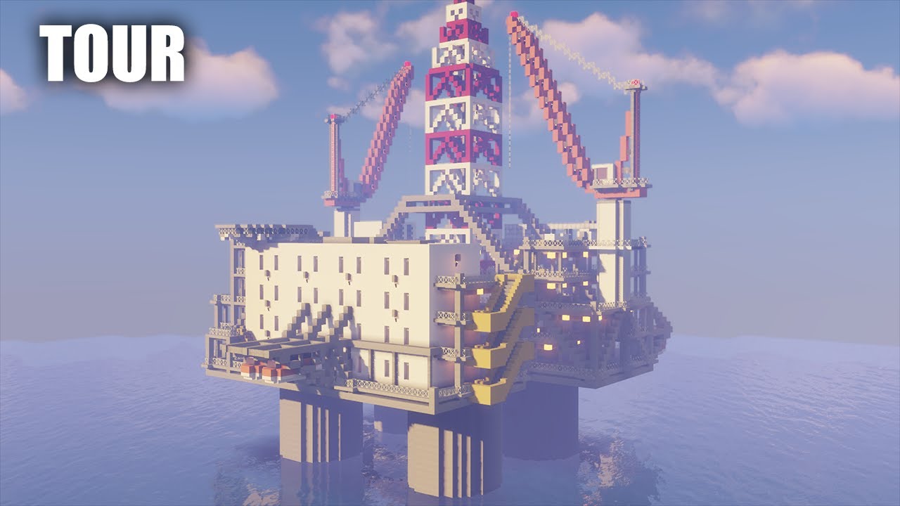 Minecraft | Oil Rig + Interior