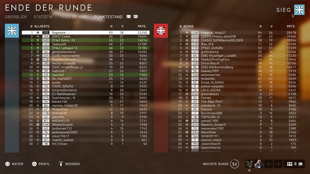Battlefield V Operation Underground 93 Kills 18 Deaths