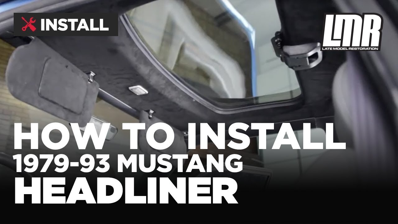Fox Body Mustang Convertible Headliner Install (83-93)
