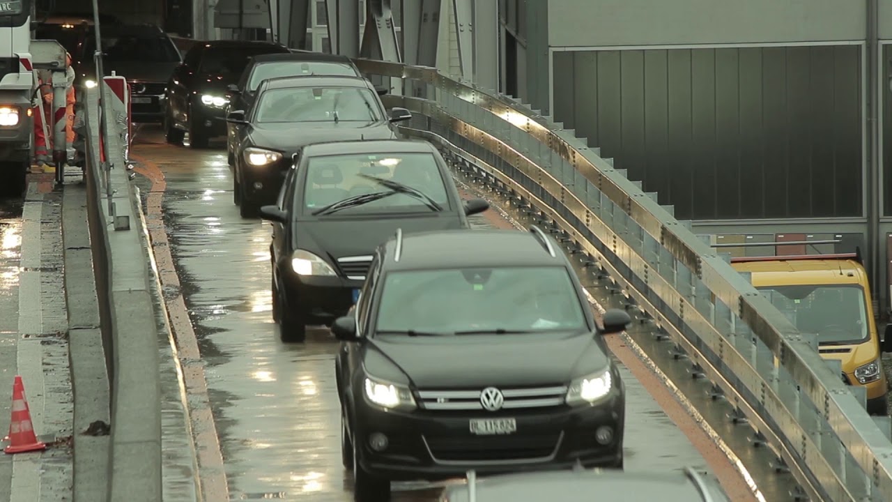 Renovation Schänzlitunnel bei der Autobahnkreuzung Hagnau in Basel